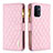 Custodia Portafoglio In Pelle Cover con Supporto B12F per Oppo A54 5G Oro Rosa