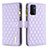 Custodia Portafoglio In Pelle Cover con Supporto B12F per Oppo A54 5G Viola