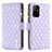 Custodia Portafoglio In Pelle Cover con Supporto B12F per Oppo A94 5G Viola