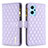 Custodia Portafoglio In Pelle Cover con Supporto B12F per Oppo A96 4G Viola