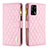 Custodia Portafoglio In Pelle Cover con Supporto B12F per Oppo F19 Oro Rosa