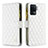 Custodia Portafoglio In Pelle Cover con Supporto B12F per Oppo Reno5 Lite Bianco