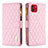 Custodia Portafoglio In Pelle Cover con Supporto B12F per Samsung Galaxy A03 Oro Rosa