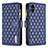 Custodia Portafoglio In Pelle Cover con Supporto B12F per Samsung Galaxy A04 4G Blu