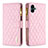 Custodia Portafoglio In Pelle Cover con Supporto B12F per Samsung Galaxy A04 4G Oro Rosa