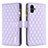 Custodia Portafoglio In Pelle Cover con Supporto B12F per Samsung Galaxy A04 4G Viola