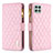 Custodia Portafoglio In Pelle Cover con Supporto B12F per Samsung Galaxy A22 5G Oro Rosa