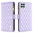 Custodia Portafoglio In Pelle Cover con Supporto B12F per Samsung Galaxy A22 5G Viola