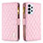 Custodia Portafoglio In Pelle Cover con Supporto B12F per Samsung Galaxy A23 4G Oro Rosa