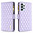 Custodia Portafoglio In Pelle Cover con Supporto B12F per Samsung Galaxy A23 4G Viola