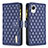 Custodia Portafoglio In Pelle Cover con Supporto B12F per Samsung Galaxy A23 5G SC-56C Blu