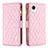 Custodia Portafoglio In Pelle Cover con Supporto B12F per Samsung Galaxy A23e 5G Oro Rosa