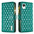 Custodia Portafoglio In Pelle Cover con Supporto B12F per Samsung Galaxy A23e 5G Verde
