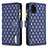 Custodia Portafoglio In Pelle Cover con Supporto B12F per Samsung Galaxy A31 Blu