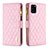 Custodia Portafoglio In Pelle Cover con Supporto B12F per Samsung Galaxy A31 Oro Rosa