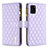 Custodia Portafoglio In Pelle Cover con Supporto B12F per Samsung Galaxy A31 Viola