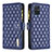 Custodia Portafoglio In Pelle Cover con Supporto B12F per Samsung Galaxy A51 5G Blu