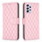 Custodia Portafoglio In Pelle Cover con Supporto B12F per Samsung Galaxy A52 4G Oro Rosa