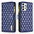 Custodia Portafoglio In Pelle Cover con Supporto B12F per Samsung Galaxy A53 5G Blu