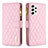 Custodia Portafoglio In Pelle Cover con Supporto B12F per Samsung Galaxy A53 5G Oro Rosa