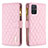 Custodia Portafoglio In Pelle Cover con Supporto B12F per Samsung Galaxy A71 5G Oro Rosa