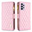 Custodia Portafoglio In Pelle Cover con Supporto B12F per Samsung Galaxy A72 4G Oro Rosa