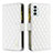 Custodia Portafoglio In Pelle Cover con Supporto B12F per Samsung Galaxy F23 5G Bianco
