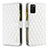 Custodia Portafoglio In Pelle Cover con Supporto B12F per Samsung Galaxy M02s Bianco