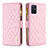 Custodia Portafoglio In Pelle Cover con Supporto B12F per Samsung Galaxy M40S Oro Rosa