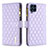 Custodia Portafoglio In Pelle Cover con Supporto B12F per Samsung Galaxy M53 5G Viola