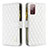 Custodia Portafoglio In Pelle Cover con Supporto B12F per Samsung Galaxy S20 FE 4G Bianco