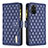 Custodia Portafoglio In Pelle Cover con Supporto B12F per Samsung Galaxy S20 Plus Blu