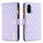 Custodia Portafoglio In Pelle Cover con Supporto B12F per Xiaomi Mi 11i 5G Viola