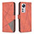 Custodia Portafoglio In Pelle Cover con Supporto B12F per Xiaomi Mi 12S Pro 5G Arancione