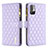 Custodia Portafoglio In Pelle Cover con Supporto B12F per Xiaomi POCO M3 Pro 5G Viola