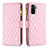 Custodia Portafoglio In Pelle Cover con Supporto B12F per Xiaomi Poco M5S Oro Rosa