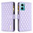 Custodia Portafoglio In Pelle Cover con Supporto B12F per Xiaomi Redmi 10 5G Viola