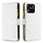 Custodia Portafoglio In Pelle Cover con Supporto B12F per Xiaomi Redmi 10 Power Bianco