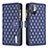 Custodia Portafoglio In Pelle Cover con Supporto B12F per Xiaomi Redmi Note 11 SE 5G Blu