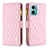 Custodia Portafoglio In Pelle Cover con Supporto B12F per Xiaomi Redmi Note 11E 5G Oro Rosa