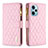 Custodia Portafoglio In Pelle Cover con Supporto B12F per Xiaomi Redmi Note 12 Turbo 5G Oro Rosa