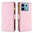 Custodia Portafoglio In Pelle Cover con Supporto B12F per Xiaomi Redmi Note 13 Pro 5G Oro Rosa