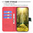 Custodia Portafoglio In Pelle Cover con Supporto B13F per Oppo A94 5G