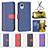 Custodia Portafoglio In Pelle Cover con Supporto B13F per Samsung Galaxy A23s