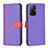 Custodia Portafoglio In Pelle Cover con Supporto B13F per Xiaomi Mi 11T 5G Viola