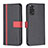 Custodia Portafoglio In Pelle Cover con Supporto B13F per Xiaomi Redmi Note 11S 4G Nero