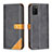 Custodia Portafoglio In Pelle Cover con Supporto B14F per Samsung Galaxy A02s