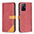 Custodia Portafoglio In Pelle Cover con Supporto B14F per Xiaomi Mi 11T 5G Rosso