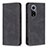 Custodia Portafoglio In Pelle Cover con Supporto B15F per Huawei Honor 50 5G Nero