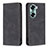 Custodia Portafoglio In Pelle Cover con Supporto B15F per Huawei Honor 60 5G Nero